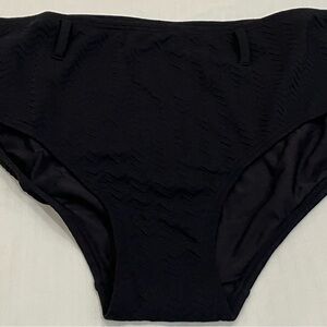 Sun & Sea women’s size 18 Black High-Waisted Bikini Bottoms New without tags